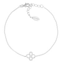 Bracciale Amen Donna Fortuna in Argento Zircone BRQUINBBZ - BRQUINBBZ